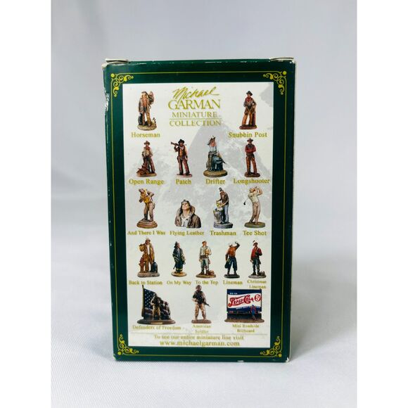 Michael Garmin 1987 Mountain Man Miniature H901 NIB Ornament Santa - Picture 7 of 8